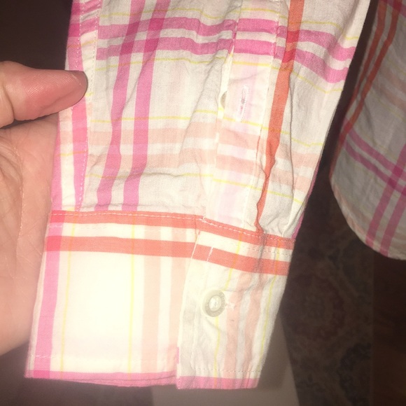 US Polo Assn pink orange and white with turquoise - Picture 5 of 7